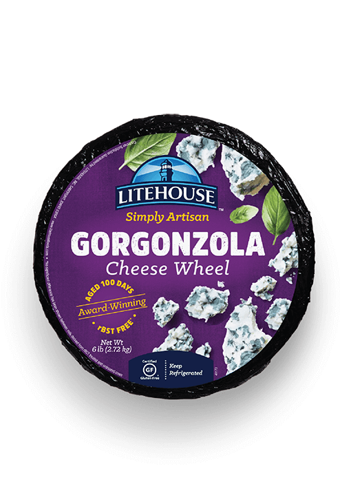 gorgonzola cheese wheel