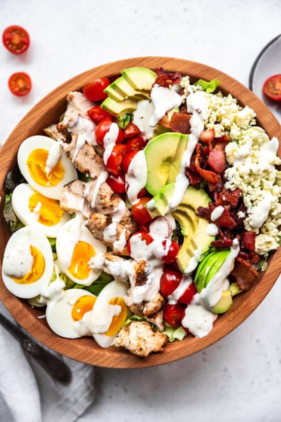Cobb Salad with Ranch Recipe | Homestyle Ranch Dressing