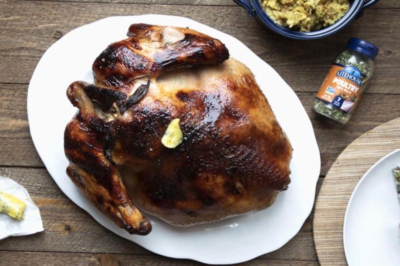 Whole Roasted Turkey with Salted Herb Butter - Recipes