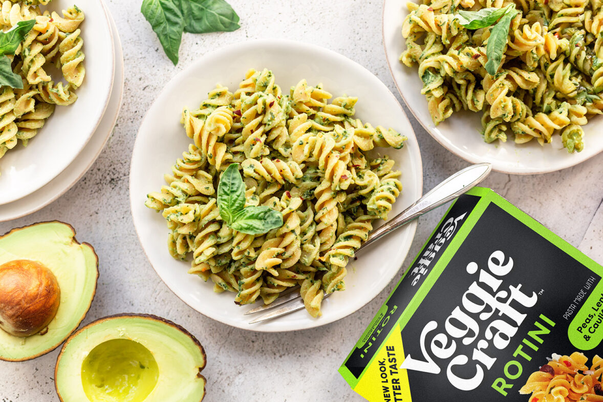 Veggiecraft announces a nationwide relaunch of its new and improved veggie-based pasta formula and new packaging.